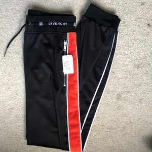 Givenchy Joggers with Orange Stripe